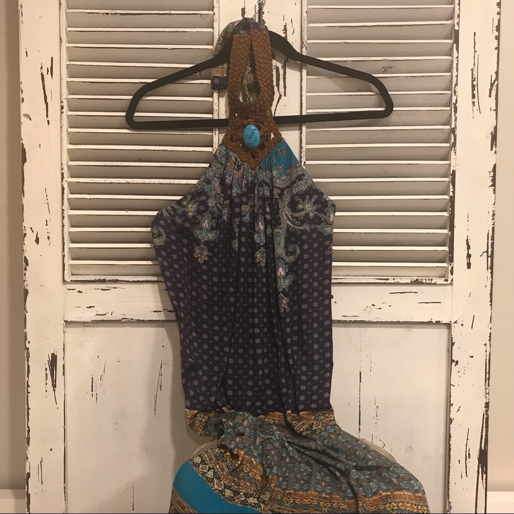 Sky brand backless maxi dress